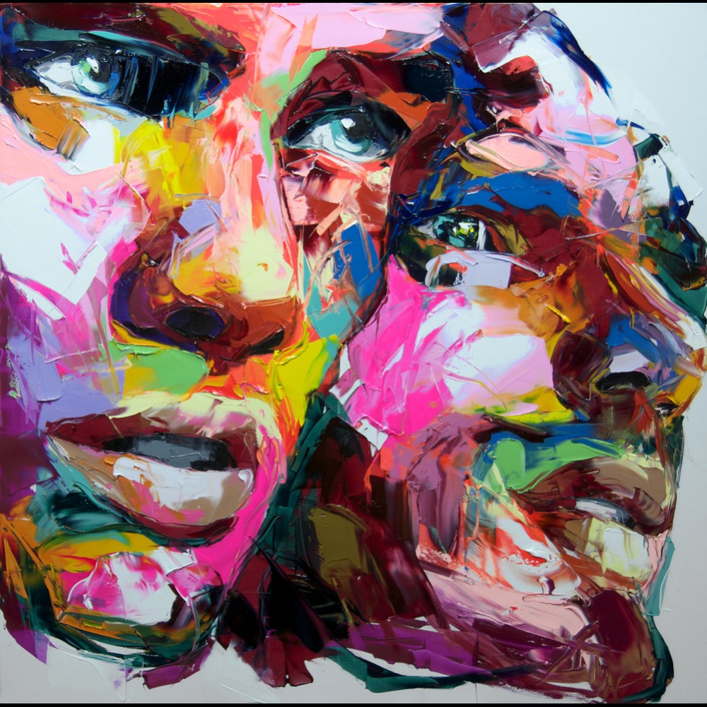 Francoise Nielly Portrait Palette Painting Expression Face197